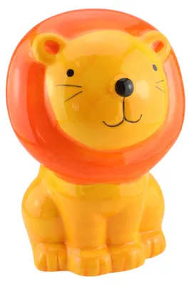 Image de Tirelire en céramique – Lion – 10 x 13 x 18 cm – Décoration animalière