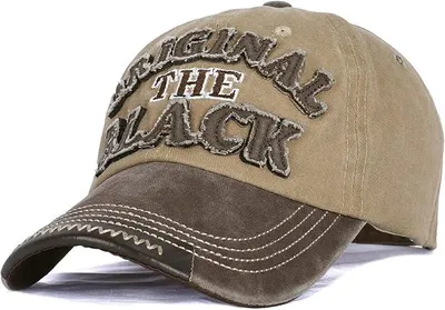 Produktbild von Sporty Baseball Cap Vintage Look - Retro Basecap im Used-Design - Verstellbar 55-60 cm - Braun