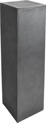 Produktbild von VIVANNO Podest Fiberglas PODEST Säule, Kaltgrau Beton-Design - 30x30x100 cm