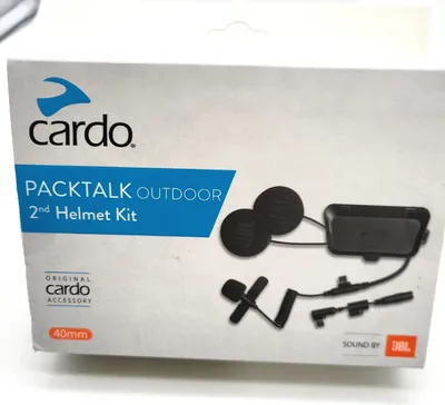 Produktbild von Cardo Packtalk Helm Kit Outdoor JBL Einzelpackung Schnee Schnee