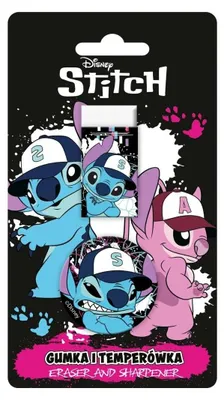 Obrázek produktu pro Gumička na gumování a ořezávátko Stitch, 2 kusy