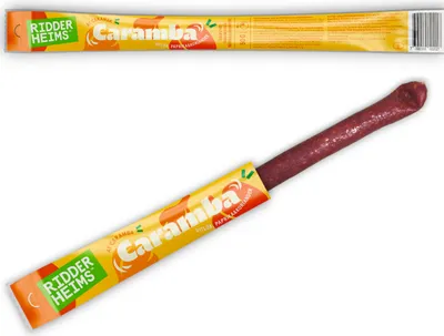 Produktbild von Ridderheims Sticks Caramba 50 g Snack-Salami luftgetrocknet Schweinefleisch 30 cm vakuumiert aus Schweden