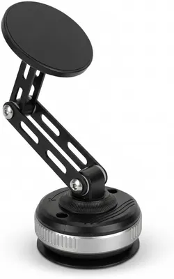 Produktbild von Handyhalterung Auto, Vakuum magnetisch, Metall, faltbar, 360° drehbar, für Armaturenbrett
