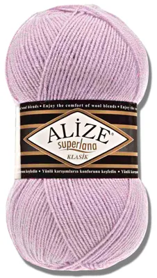 Obrázok produktu pre Alize 1x 100g priadze Superlana Klasik, univerzálna, vhodná na háčkovanie a pletenie (505)