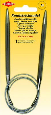 Zdjęcie produktu dla KLEIBER 69959 Igła dziewiarska okrągła KLEIBER, 800 mm x 7,0 mm