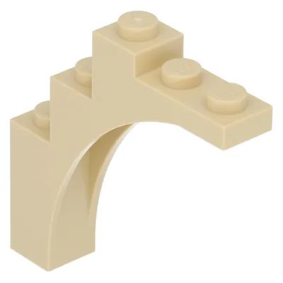 Zdjęcie produktu dla 25x Łuk LEGO 1x5x4, beżowy