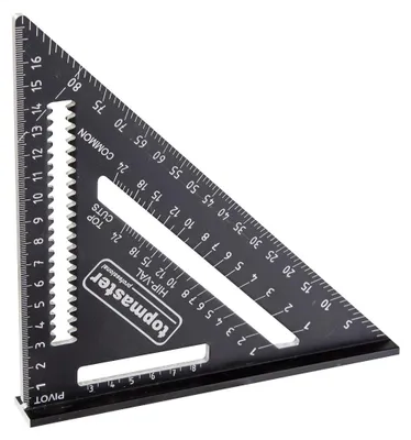 Obrázok produktu pre Profesionálny stolársky tesársky trojuholník 7'' / 178mm Topmaster
