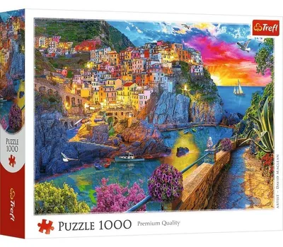 Produktbild von Puzzle Trefl 1000 Teile  Cinqueterre Am Abend