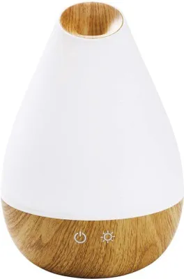 Image de Diffuseur d'arômes avec réservoir de 1,3L et 7 couleurs de lumières d'ambiance - nébulisation ultrasonique pour l'aromathérapie et l'humidification de l'air