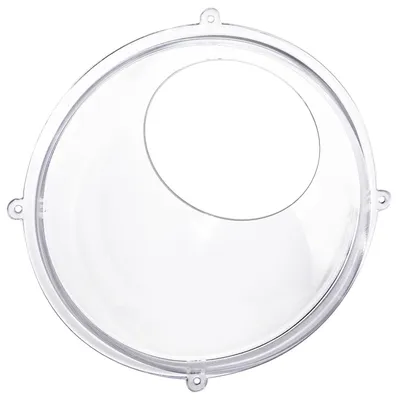 Acryl-Halbkugel-Wandregal, 24 cm, transparent