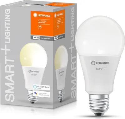 Zdjęcie produktu dla LEDVANCE 00217486, Inteligentne żarówki, Wi-Fi, Wielobarwny, Stal nierdzewna, Biały, LED, E14, Zimne białe, Ciepłe białe