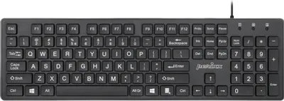 Image de Perixx PERIBOARD-117 P DE B PS2 Keyboard German, QWERTZ Black