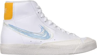 Produktbild von Nike Blazer Mid '77 Uni High-Top Sportschuhe Weiß/Gelb DX3070100