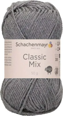 Obrázek produktu pro Schachenmayr Classic Mix 00091 Mid Grey Mel. Pletací příze