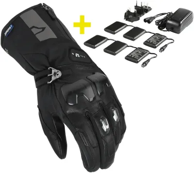 Produktbild von Macna Progress 2.0 RTX DL beheizbare wasserdichte Motorrad Handschuhe Kit, schwarz, M