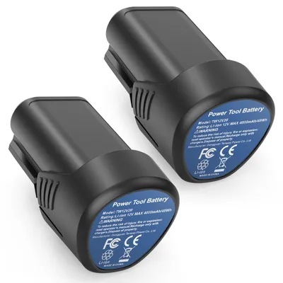 2er-Pack 4000 mAh Akku für Dremel 8240/8250/8260, 12 V Li-Ion