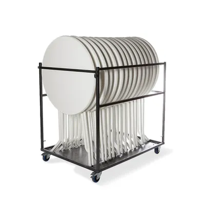 Produktbild von Stehtisch Transportwagen groß, Hammerschlag, 127x97x120cm (BxTxH), T90120