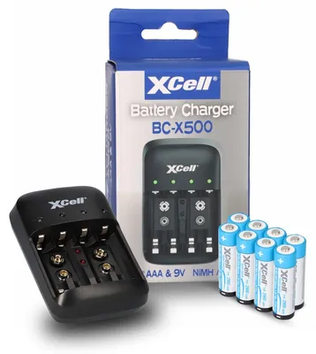 Obrázek produktu pro Nabíječka BC-X500 pro NiMH baterie + 8x AA (Mignon) 1,2V 2900mAh