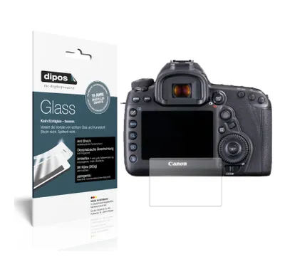 Produktbild von 1x Schutzfolie für Canon EOS 5D Mark IV matt - Anti-Shock 9H Folie dipos Glass Kunststoffglas