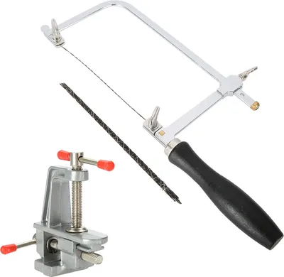 Obrázok produktu pre Nástroje na šperky, sada nástrojov na šperky, nástroje na opravu šperkov, píla na šperky, zverák na šperky, pílový list