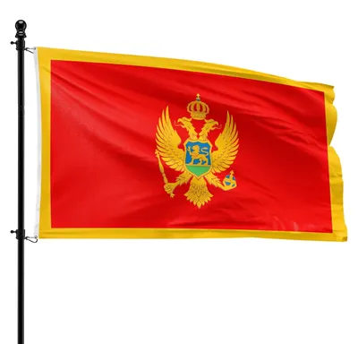 Zdjęcie produktu dla Flaga Czarnogóry - 90 x 150 cm