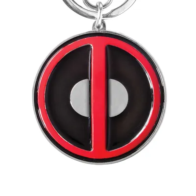 Zdjęcie produktu dla Monogram Int. Metalowy brelok do kluczy Marvel z logo Deadpoola