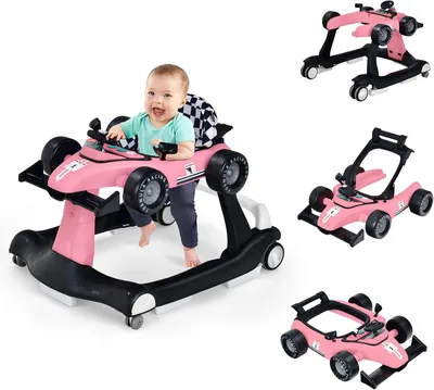 Produktbild von Lauflernwagen 4-in-1 mit verstellbarer Höhe und Geschwindigkeit, Musik, Licht, 12 kg, für Babys ab 6 Monaten