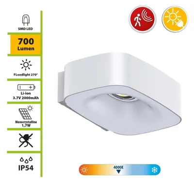 Obrázok produktu pre VELAMP LED solárne svetlo SL249 so senzorom