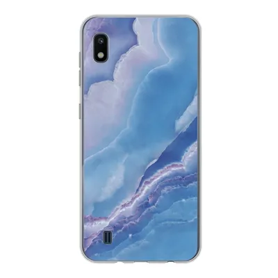 Produktbild von MuchoWow® Handyhülle Schutzhülle Hülle für Samsung Galaxy A10 Natursteine - Lila - Mineralien Silikon Softcase Handy Hülle - Schutzhülle
