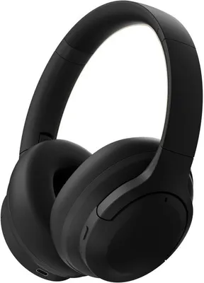 Image de Écouteurs Bluetooth sans fil avec réduction du bruit, conception ouverte, qualité sonore exceptionnelle, basses puissantes, microphone, pour téléphone portable et ordinateur. Noir.