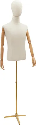 Produktbild von Kleiderpuppe, verstellbare Höhe, langlebiges Design, Braun