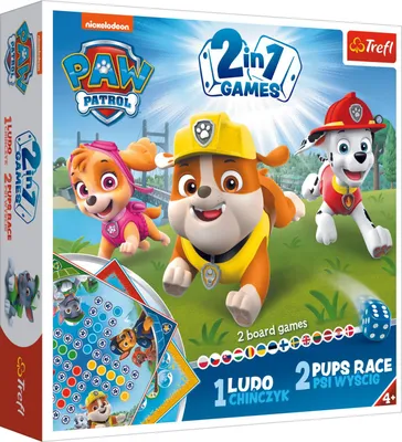 Produktbild von Trefl Paw Patrol Brettspiel 2 in 1