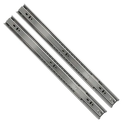 Immagine prodotto di Eikuavons 3 paia di guide scorrevoli per cassetti, estrazione completa, guide telescopiche robuste con sistema di auto-ritorno automatico, chiusura ammortizzata, capacità di carico di 45 kg, adatte per cucina, bagno e ufficio, lunghezza 650 mm