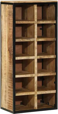 Produktbild von Schuhschrank Braun 50 x 30 x 110 cm Massivholz Mango
