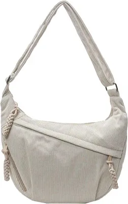 Produktbild von Handtas für Damen, Halbmond-Design, weiß