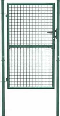 Obrázok produktu pre vidaXL Plotová brána oceľová 100x150 cm zelená