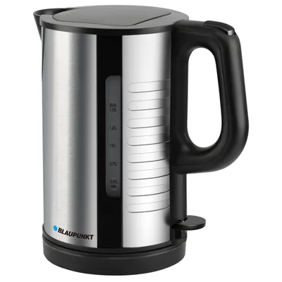 Produktbild von Blaupunkt EKS801SS, 1,5 l, 2200 W, Schwarz, Edelstahl, Edelstahl, Wasserstandsanzeige, Überhitzungsschutz