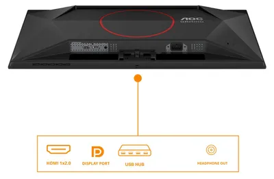 Zdjęcie produktu dla AOC G4 Q27G41ZDF, 67,3 cm (26.5"), 2560 x 1440 px, Quad HD, QD-OLED, 0,03 ms, Czarny, Czerwony