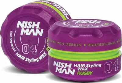 Produktbild von NISHMAN 04 Hair Styling Wax Rugby - violet - Kräuter