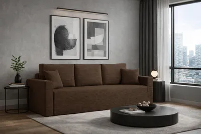 Produktbild von Kaiser Möbel Modernes Sofa ZOOM mit Schlaffunktion Braun