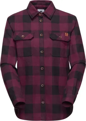 Produktbild von Tamaro Longsleeve Shirt Women, Longsleeve Shirt Damen - Mammut, Farbe:vin-black, Größe:XL