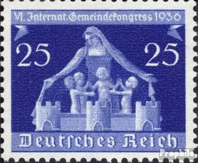 Produktbild von Briefmarken Deutsches Reich 1936 Mi 620 postfrisch 6. Gemeindekongreß