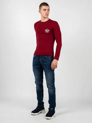 Immagine prodotto di T-shirt uomo EMPORIO ARMANI maglia manica lunga girocollo cotone elasticizzata articolo 111023 2F595 T-SHIRT, EUR M - CN 170/92A - BR M - MX M, Cotone 95%,Spandex 5%