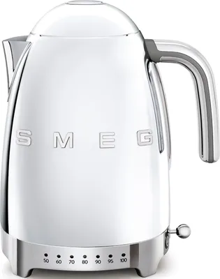 Produktbild von SMEG Elektrischer Wasserkocher, Wasserkocher KLF04SSEU, 2400 W, 1,7 Liter, De Kunststoff, Edelstahl, Chrom