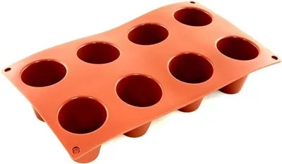Produktbild von Famanu Babà Kuchenform - Hochwertiges Silikon - Hitzebeständig - 175 x 30 cm