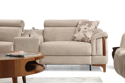 Produktbild von Wohnzimmer Set 3 tlg Luxus Sofagarnitur Dreisitzer Sofa Couch Modern Möbel