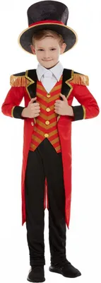 Produktbild von Zirkusdirektor Deluxe Kinderkostüm für Karneval und Halloween Größe: L