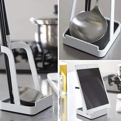 Immagine prodotto di Portaposate in plastica e metallo, dimensioni 10 x 10 x 15 cm, per la cucina