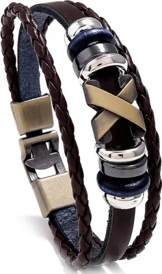 Immagine prodotto di Bracciale da Uomo World Nero/Oro - 23cm KP34329