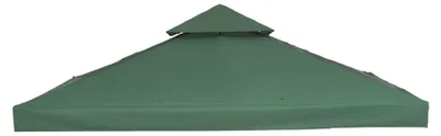 Immagine prodotto di Tetto di Ricambio per Gazebo da Giardino Doppio Tetto 3x3m